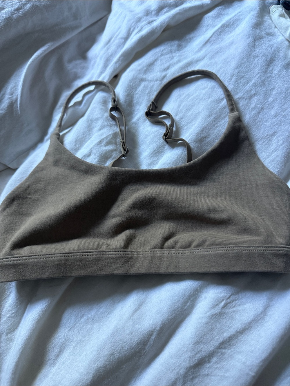 SKIMS Seamless Scoop Bralette - Taupe